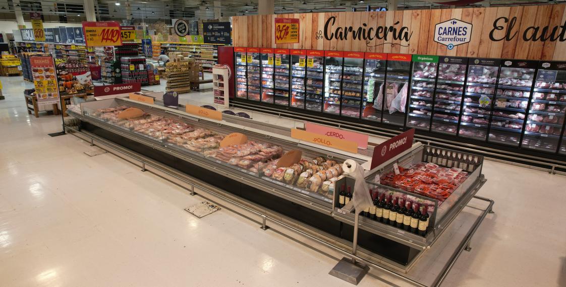 Mueble refrigerado de carne