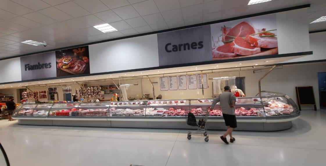 Mueble refrigerado de carne