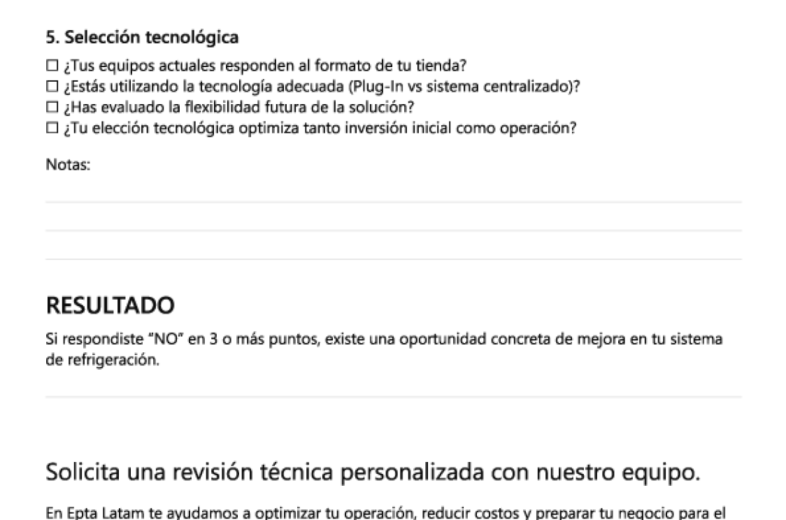 EPTA LATAM - Checklist de evaluación 2026 - pagina 2