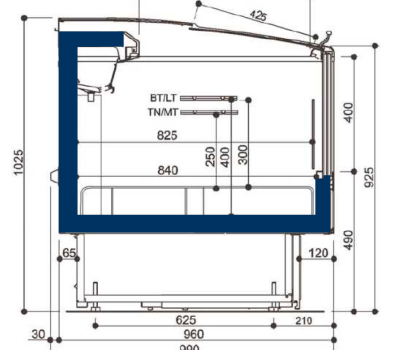 Corte lineal Beluga NC10